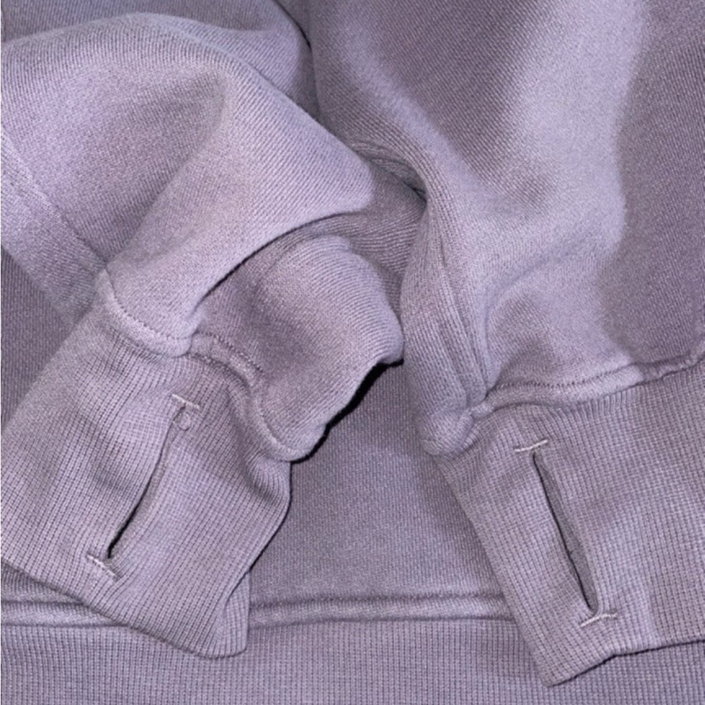 Lululemon Athletica Purple Scuba Oversized Cropped Hoodie XS/S - Picture 4 of 6